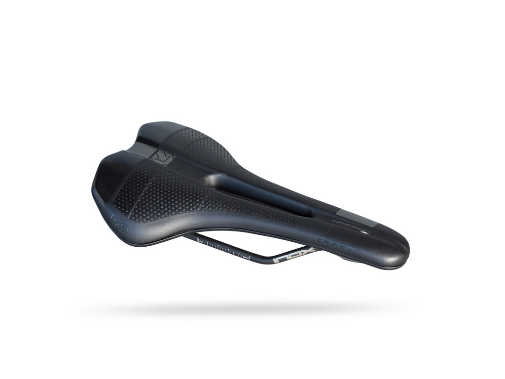Griffon Gel   Sadel   Hr. Rustfri Stål Rails   Sort   152mm Bred fra Pro