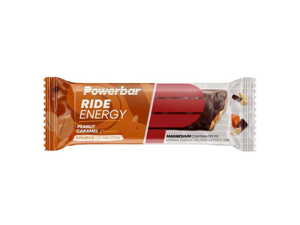 Ride   Peanut Caramel +magnesium   55 Gram fra Powerbar