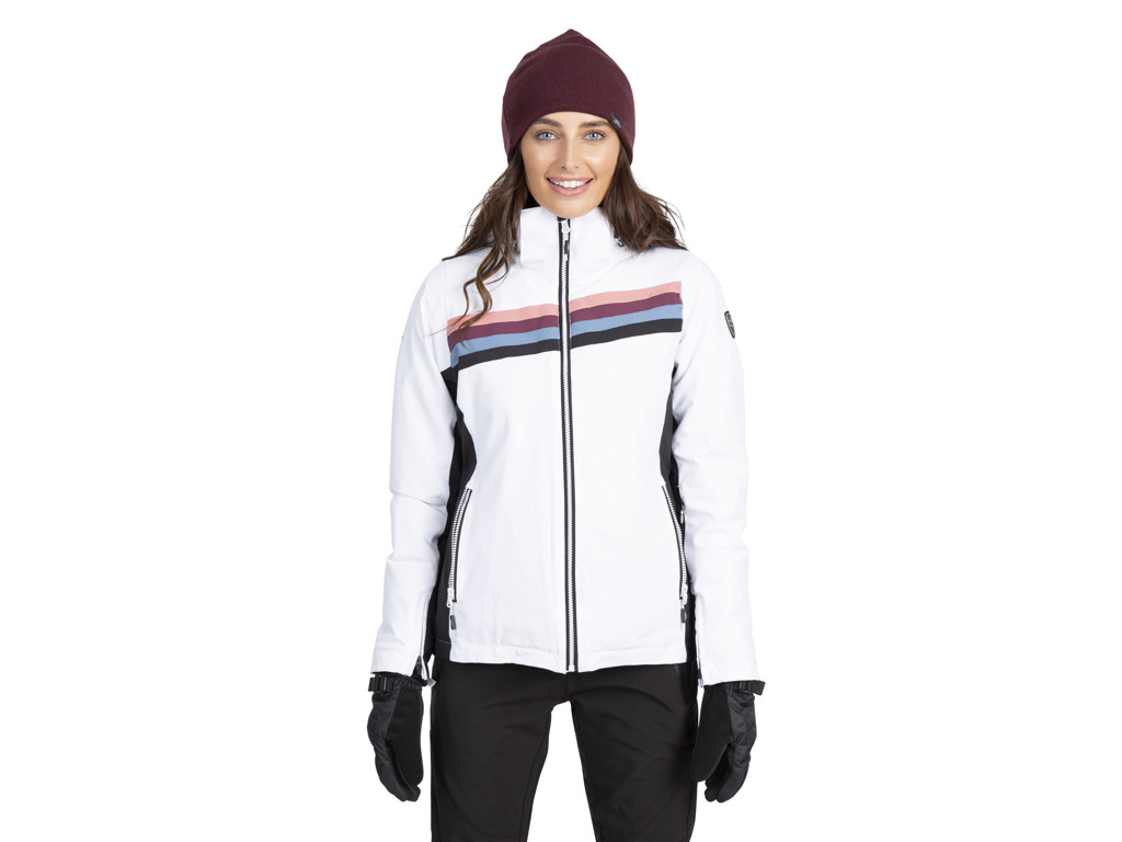 Broadcast   Ski Jakke Dame   Str. Xl   Hvid fra Trespass
