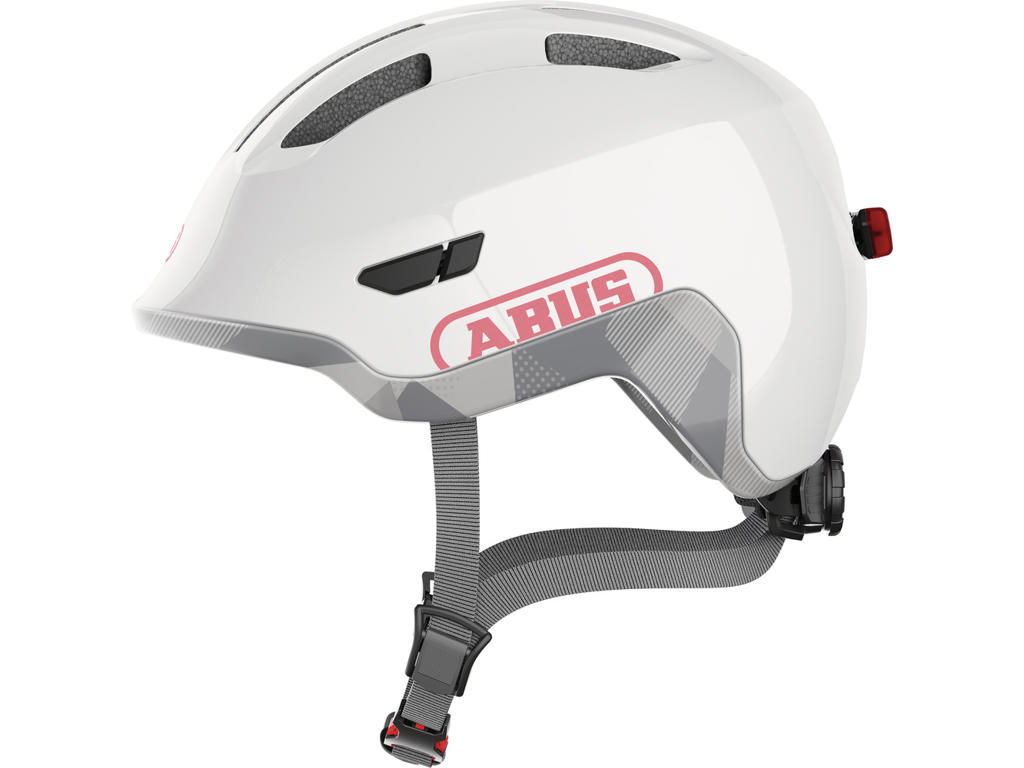 Smiley 3.0 Ace Led   Cykelhjelm Til Børn   Shiny White   Str. M fra Abus