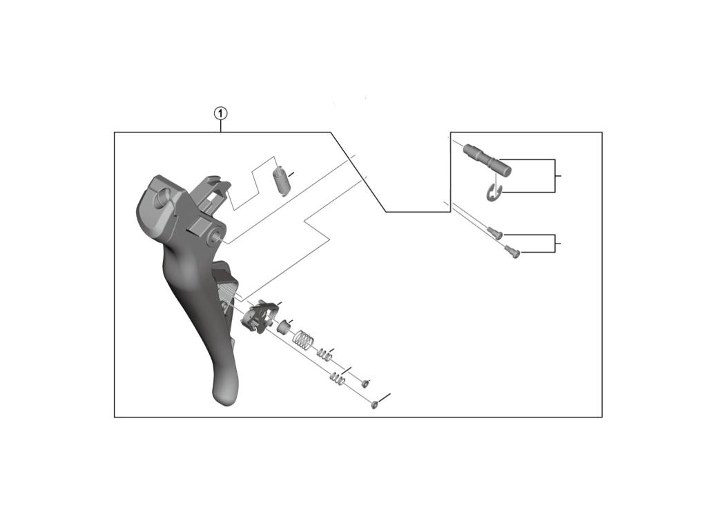 Ultegra   Hovedhåndtag   Til Højre Sti Greb   St R8050 fra Shimano
