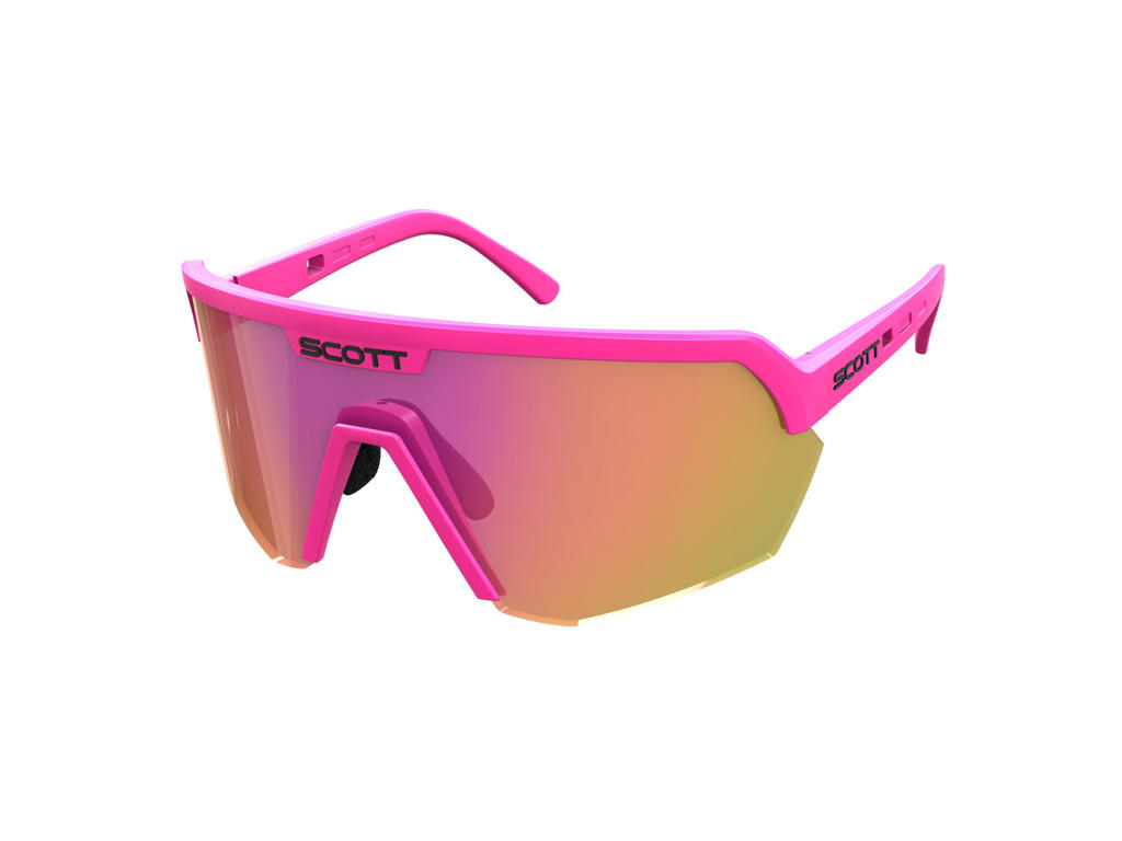 Sport Shield Cykelbriller Pink Pink Krom fra Scott