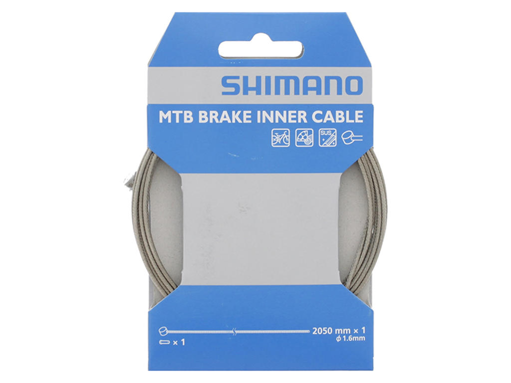 Bremsewire   Mtb Rustfri   1,6x2050mm Lang fra Shimano