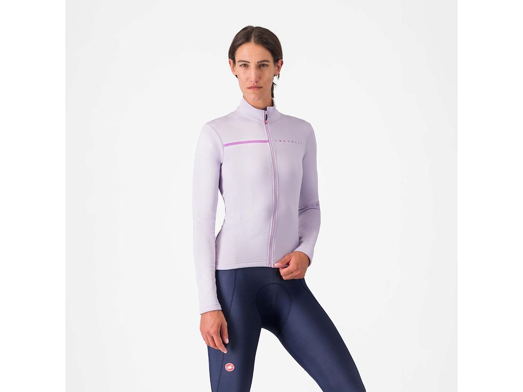 Sinergia 2 Jersey   Cykeltrøje   Lange ærmer   Purple Mist Purple Dust   S fra Castelli