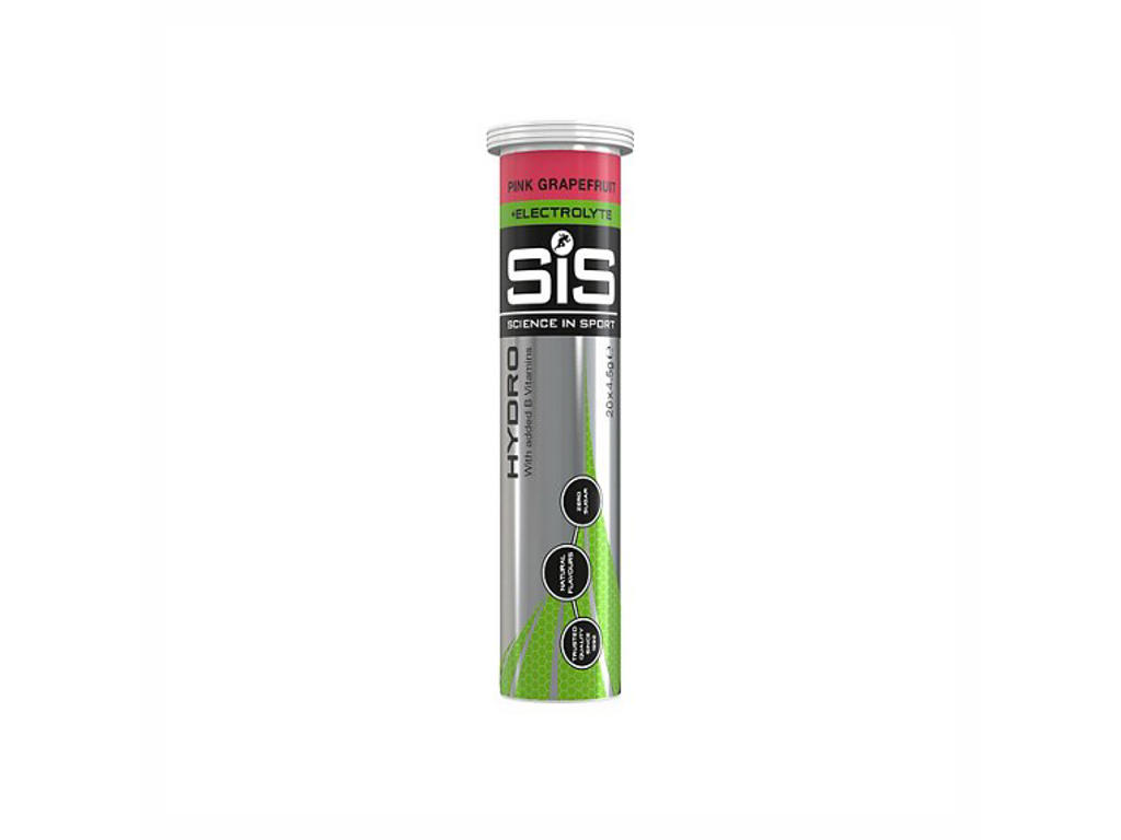 Sis Go   Hydro Tabletter   Pink Grapefrugt   Rør Med 20 Elektrolyttabletter A 4 Gram fra Sis Science In Sport