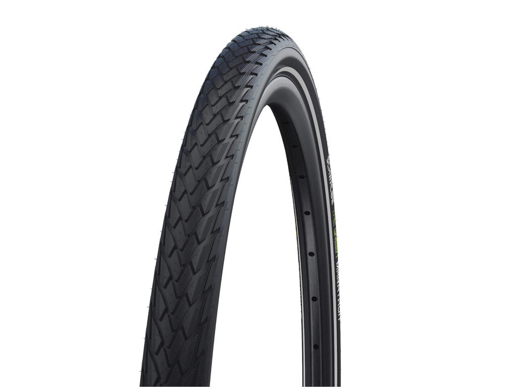 Green Marathon   Tråddæk   700x23c (23 622) E 25   Sort Refleks fra Schwalbe
