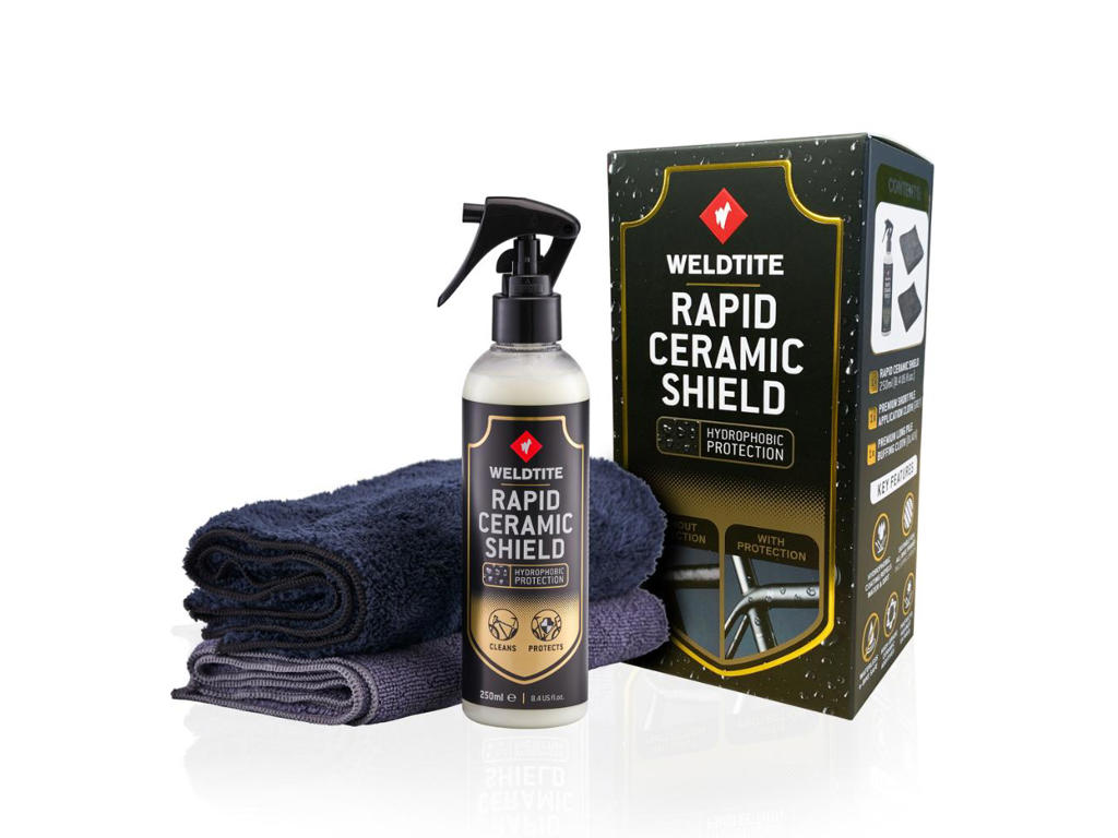 Rapid Ceramic Shield Kit   Hydrofobisk Beskyttelse   Inkl. 2 Klude fra Weldtite