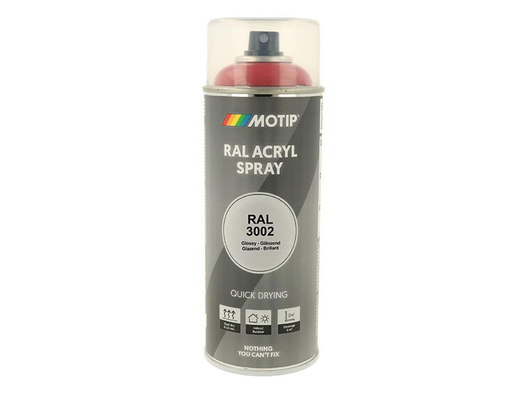 Ral 3002   Lak   High Gloss Carmine Red fra Motip
