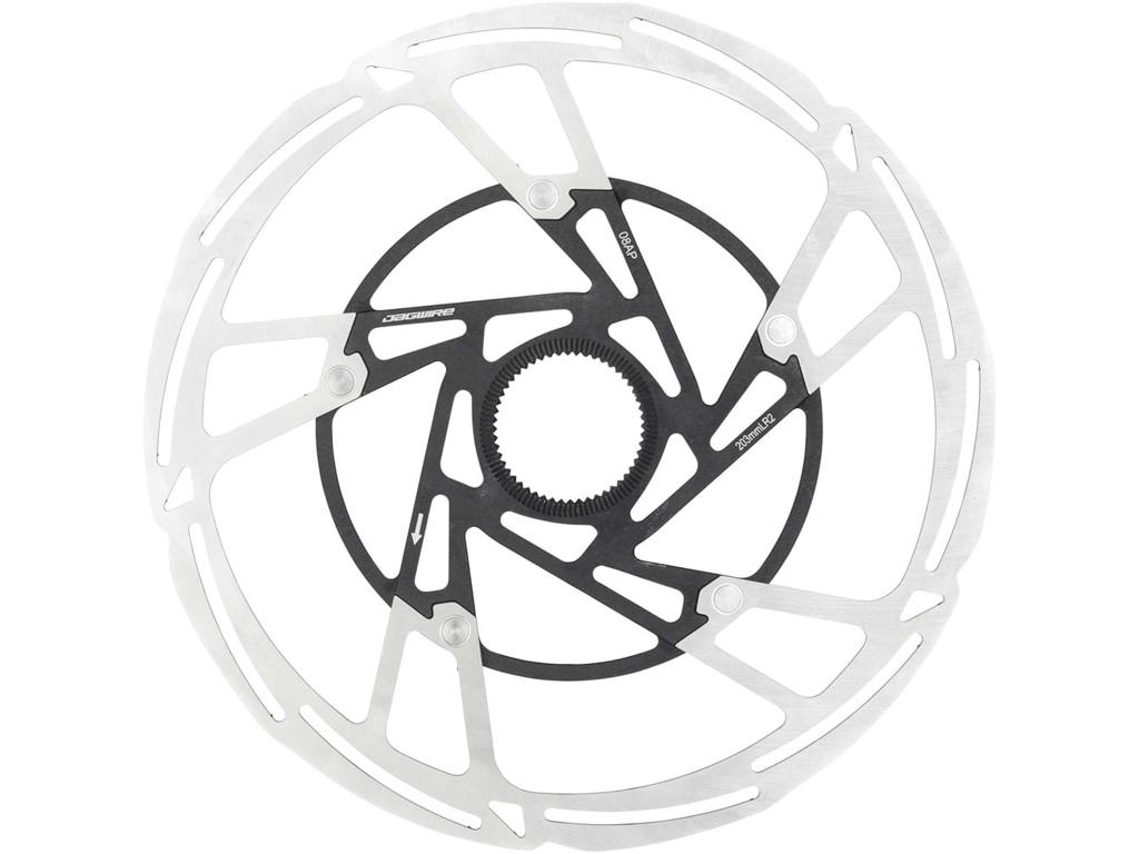 Pro Lr2 Rotor Bremseskive   203 Mm   Center Lock   Aluminium fra Jagwire