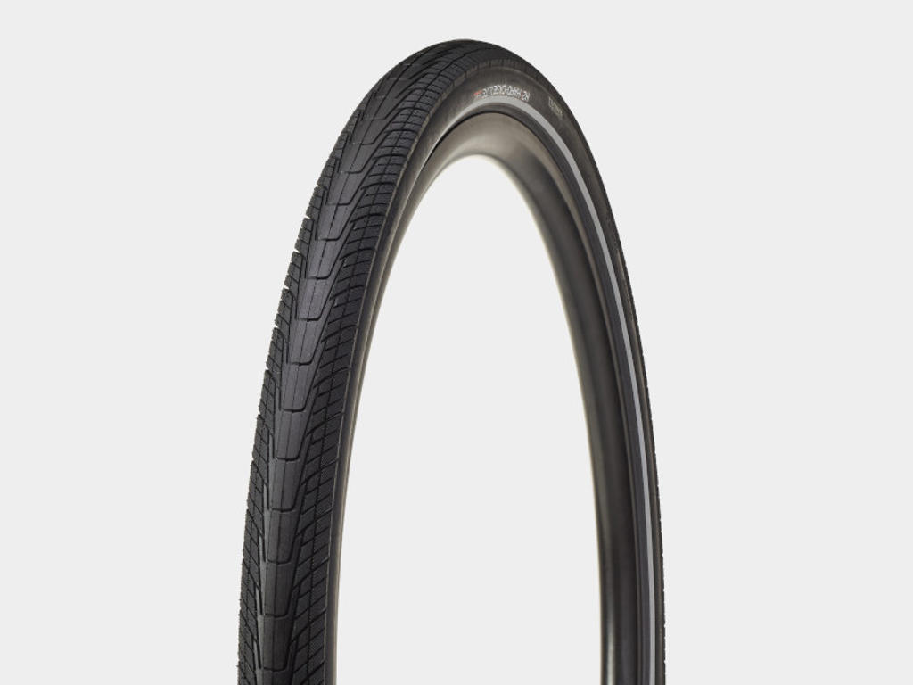 H2 Hard Case Lite   Tråddæk Til Hybrid Cykler   700x35c   Sort Refleks fra Bontrager