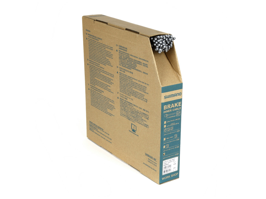 Bremsewire Rustfri   Road   100 Stk   1,6 X 2050mm fra Shimano