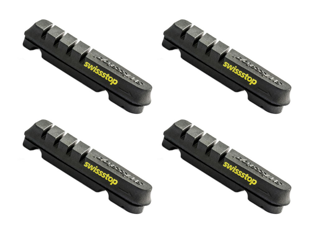 Flash Evo   Bremsegummi Til Shimano, Sram   4 Stk   Carbon Fælge fra Swissstop