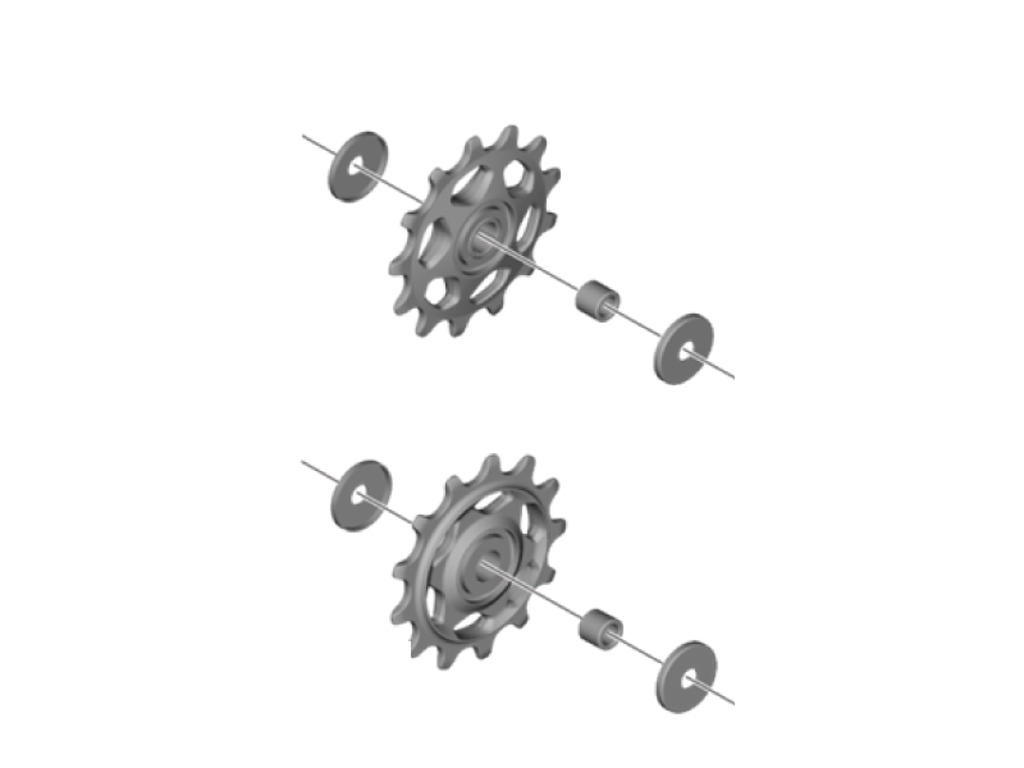 Deore   Pulleyhjul   1 Sæt   Til Bagskifter   Rd M5100 fra Shimano