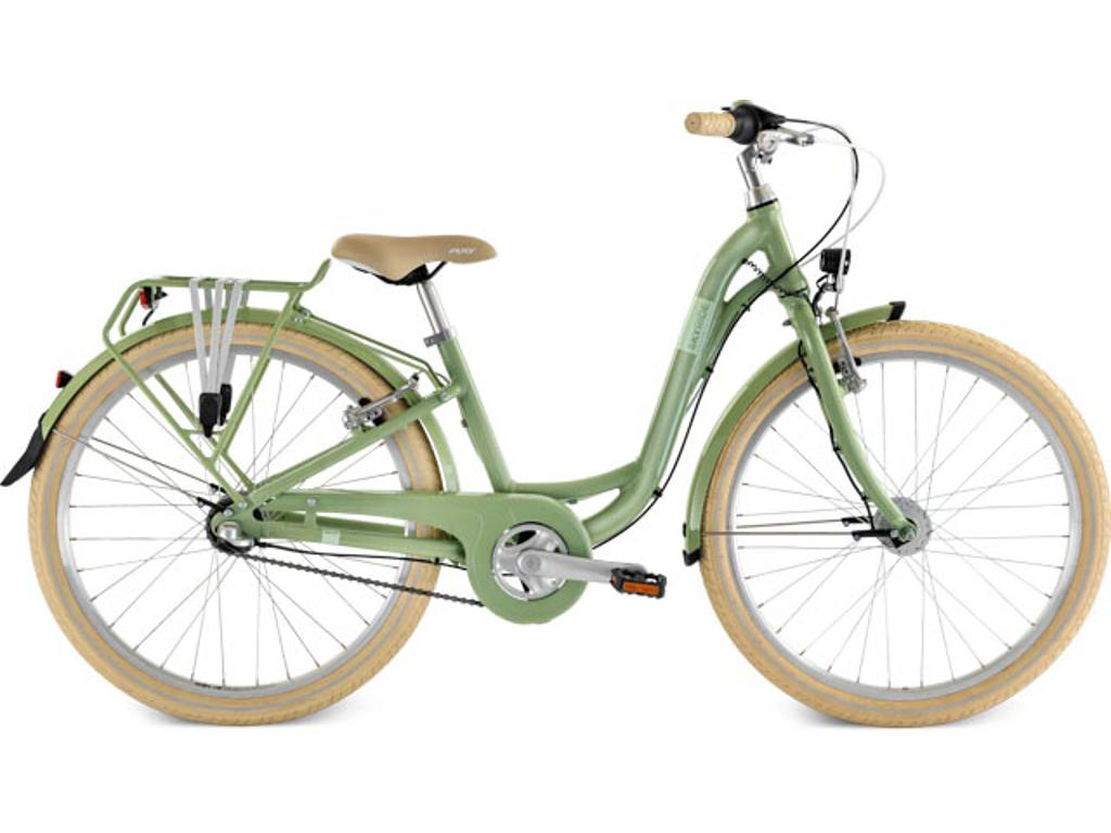 Skyride 24 3   Børnecykel Fra 8 år   Retro Grøn fra Puky