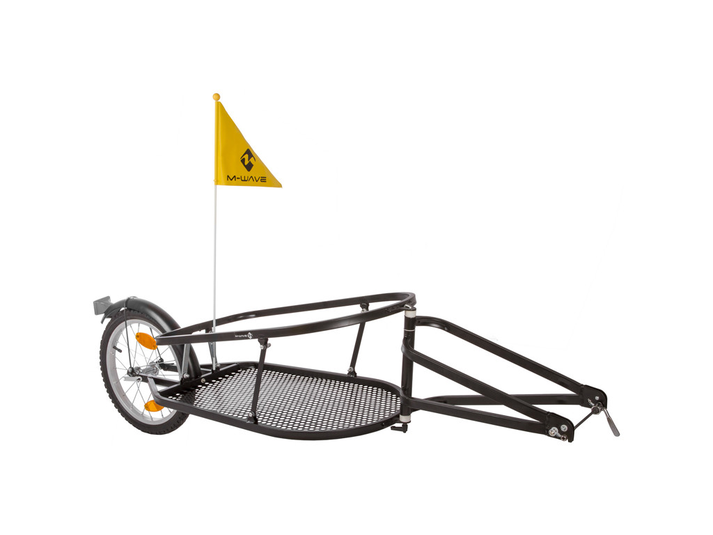 M Wave Stalwart Single 40   Cykeltrailer   Ethjulet   Max Vægt 27 Kg   Sort fra M-wave