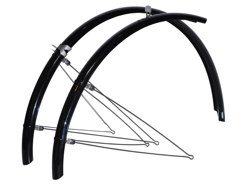 Skærmsæt   700c X 37mm   Sort   Inkl. Rustfri Stivere fra Bikepartner