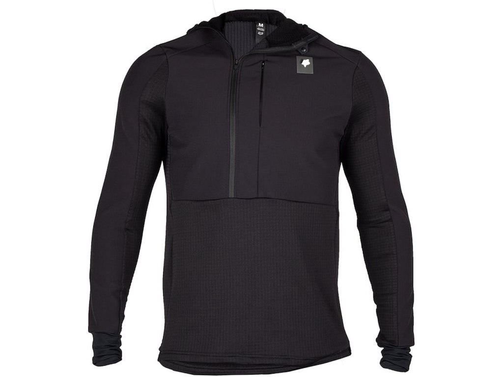 Defend Thermal Hoodie   Cykeltrøje   Lange ærmer   Herre   Sort   L fra Fox