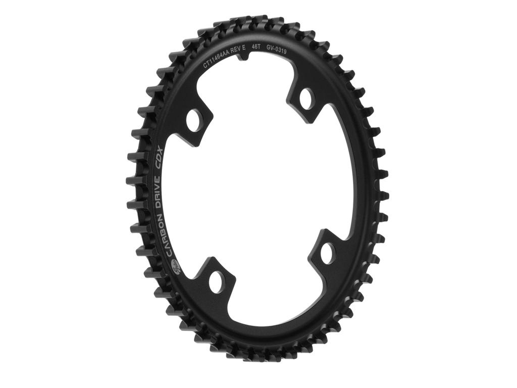 Carbondrive Cdx Klinge   4 Bolts   104mm   46t fra Gates