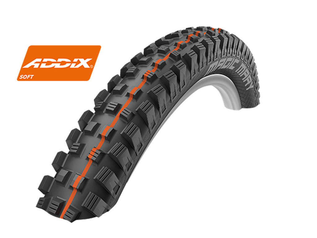Magic Mary Addix Soft Downhill Evo Line Snakeskin Tl Easy Foldedæk   27x2,40 fra Schwalbe