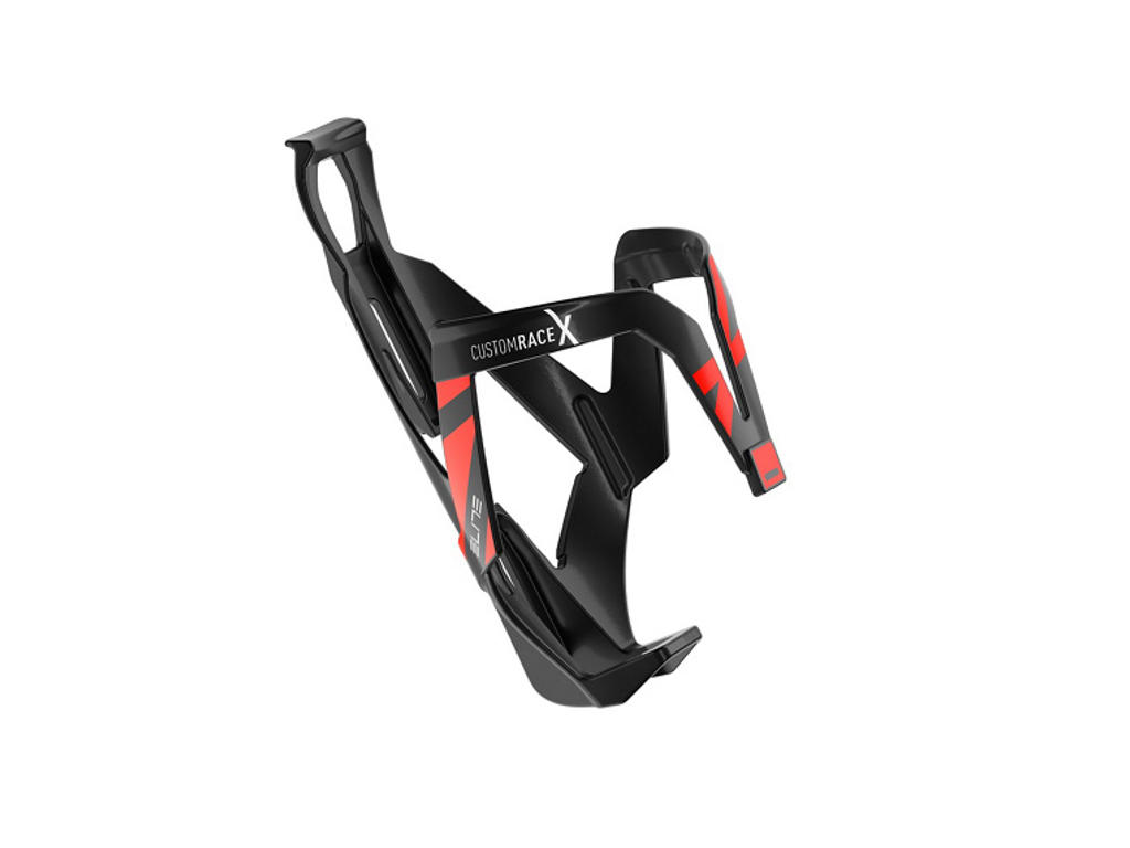 Custom Race X   Flaskeholder   Blank Sort Med Rød Logo fra Elite