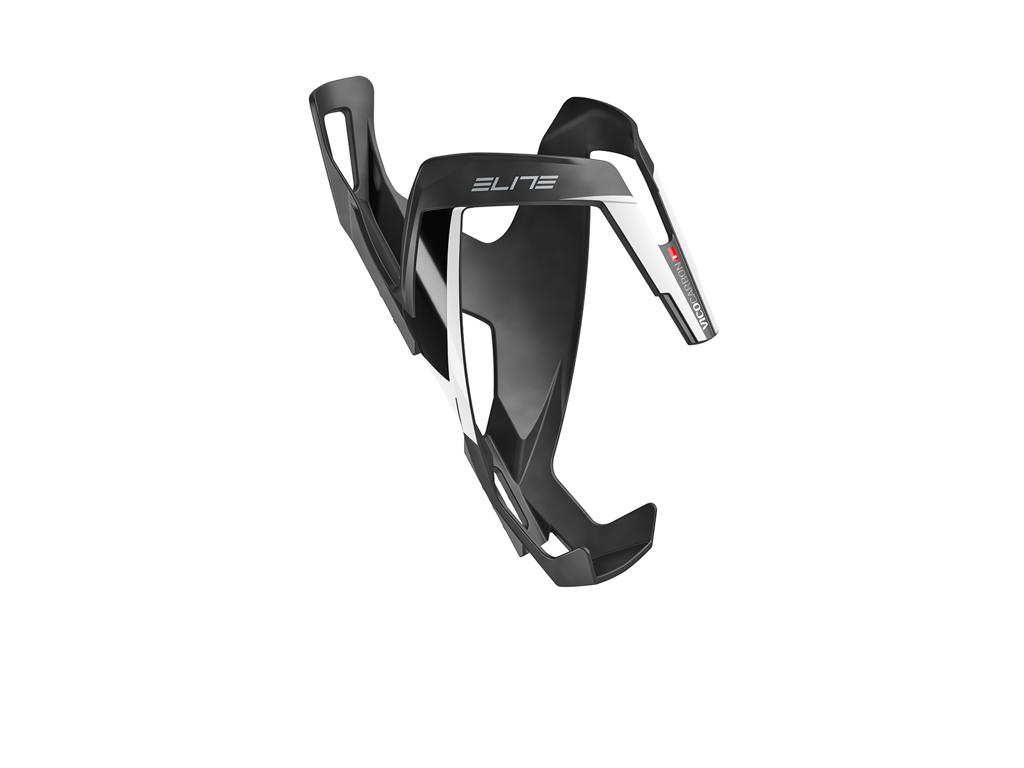 Vico   Flaskeholder Carbon   Carbon Mat White Graphic   23 Gram fra Elite