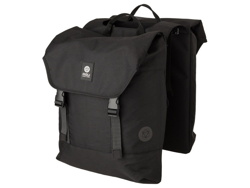 Dwr Double Urban   Cykeltaske   2 X 17l   Sort fra Agu