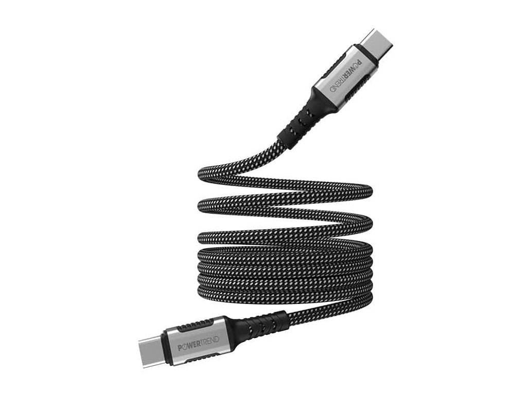 Magnetisk Usb C Kabel   1 Meter fra Powertrend