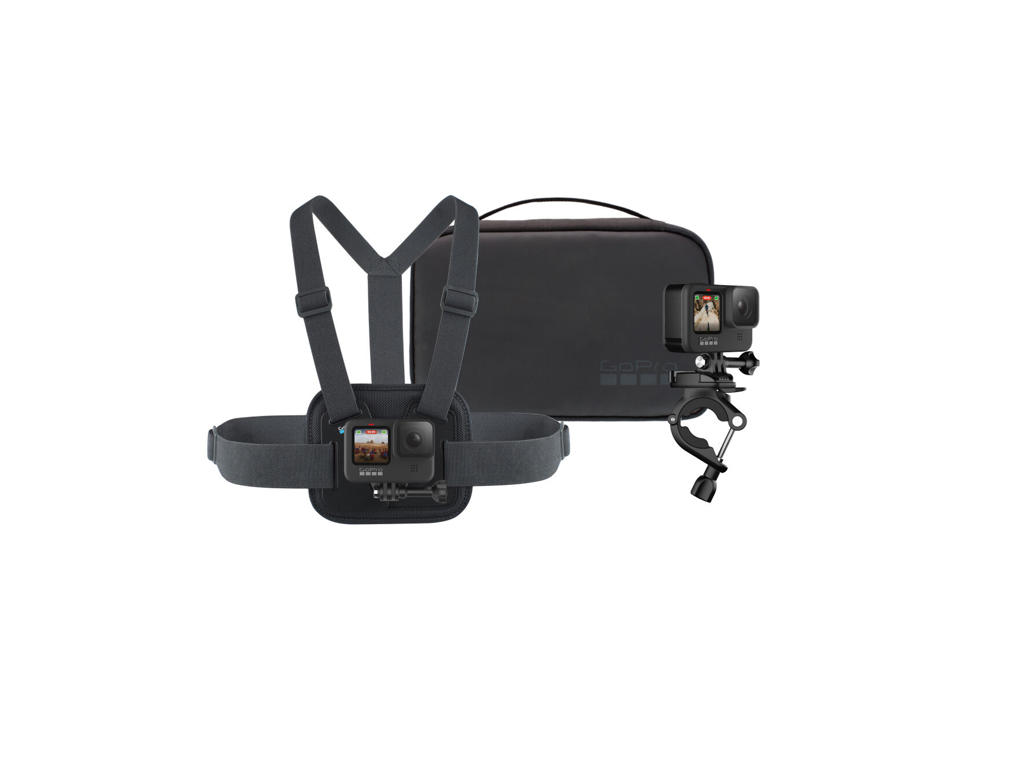 Sports Kit Med Brystadapter, Styradapter Samt Taske fra Gopro