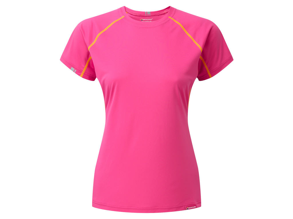 Womens Sonic T Shirt   Vandrer T Shirt Dame   Pink   36 fra Montane