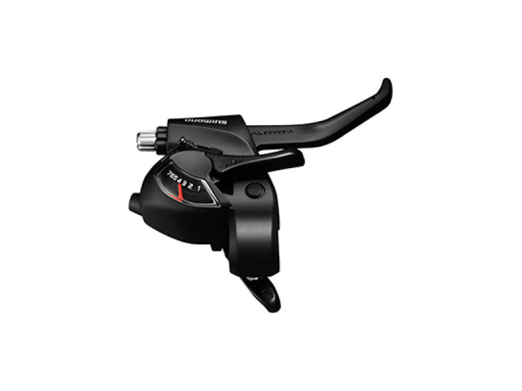 Tourney   Skifte  Og Bremsegreb Højre   Til 6 Gear   Med Display   Sort fra Shimano