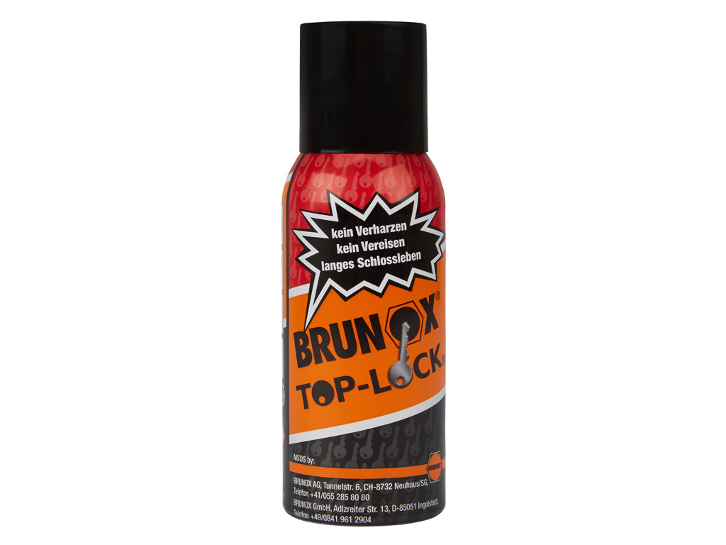 Top Lock Låsespray fra Brunox