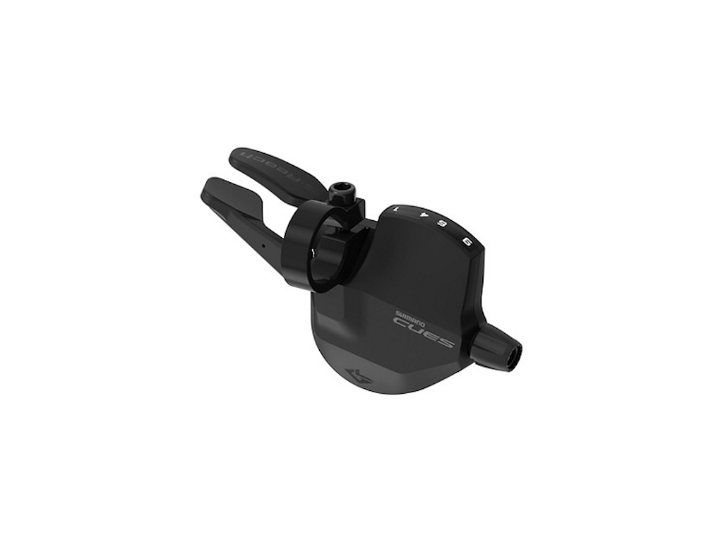 Cues   Skiftegreb Højre   Rapidfire Plus   9 Speed Med Geardisplay   Sl U4050 9r   Sort fra Shimano