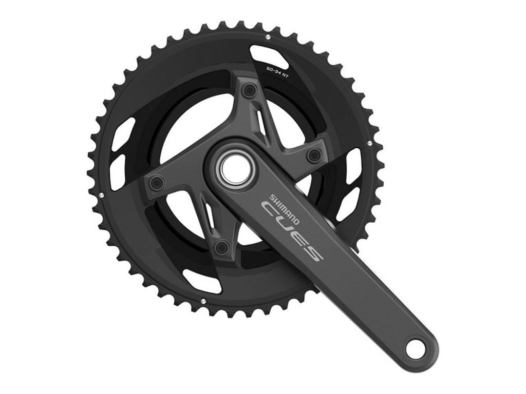 Cues Kranksæt Dobbelt Road   34 50 Tands Til 9 Eller 10 Speed  170mm Pedalarme   Fc U6040 2 fra Shimano