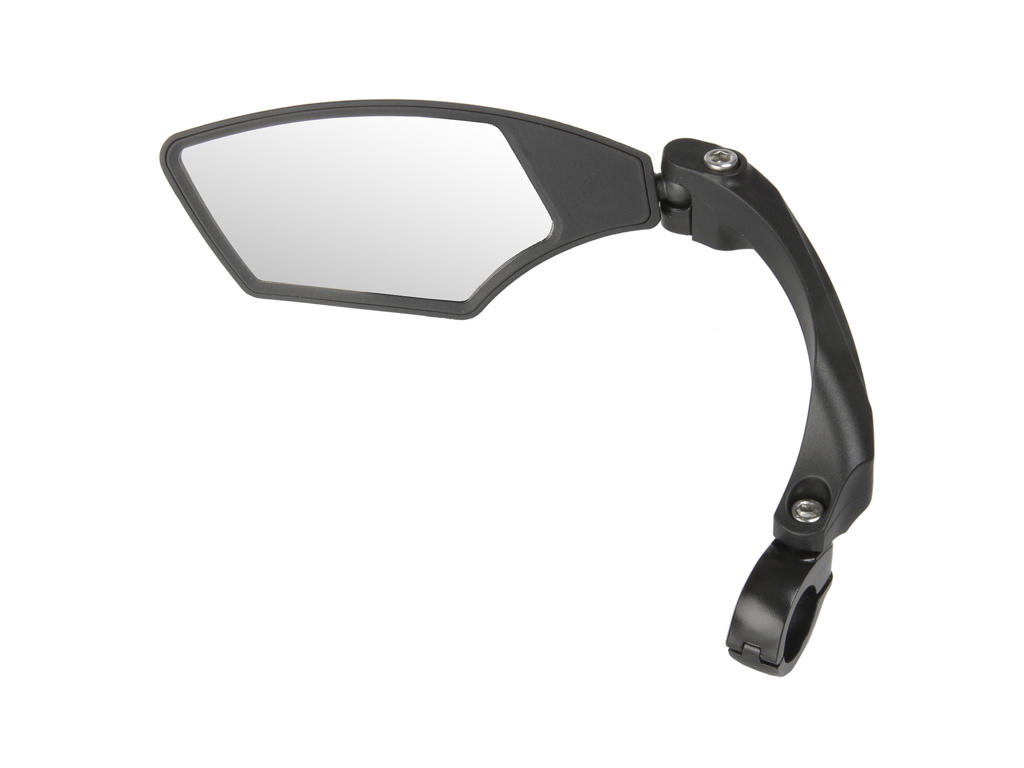 M Wave Spy Space   Cykelspejl   Til Styrmontering   Venstre Side   Aluminiums Clamp   Sort fra M-wave