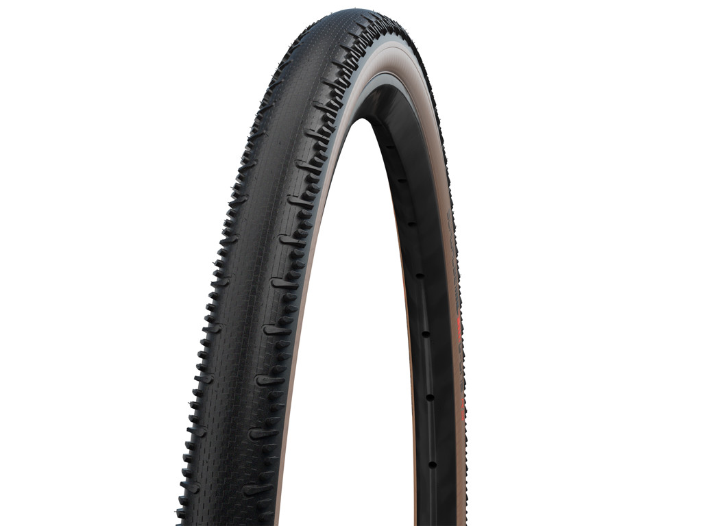 G One Rs Evo Tle   Addix Super Race   Foldedæk   700x40c (40 622)   Sort Transparent fra Schwalbe