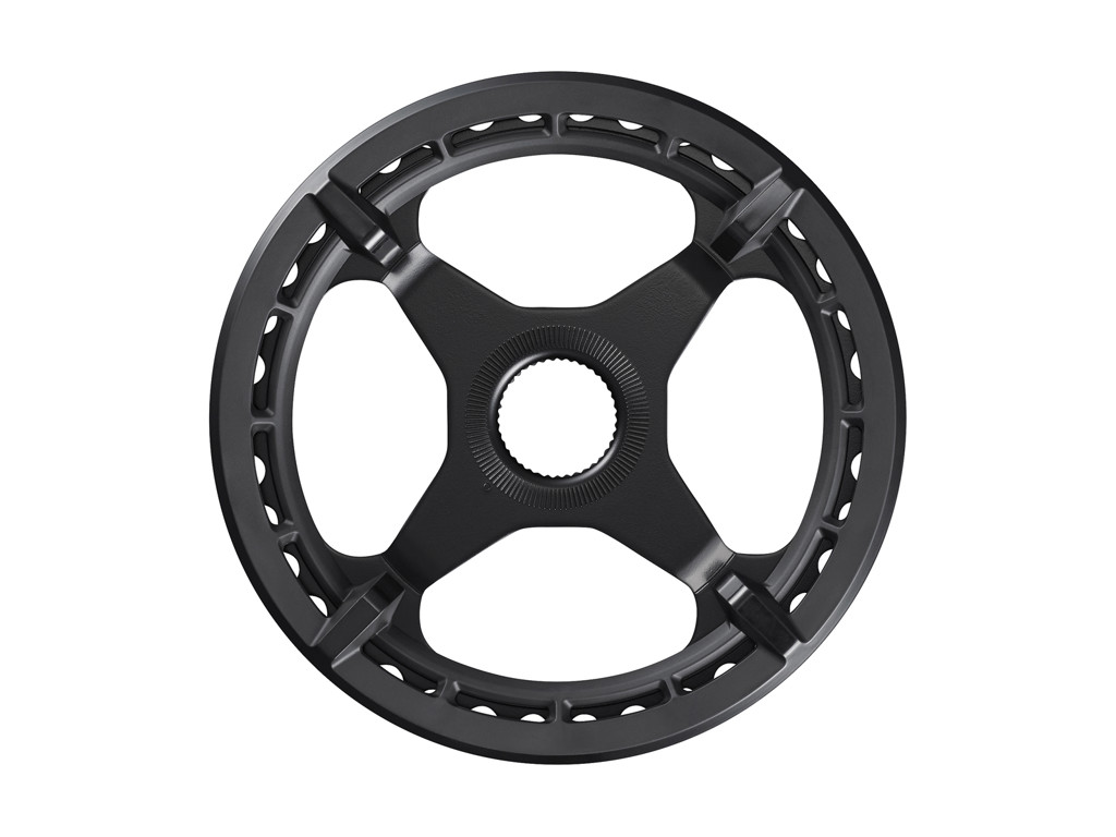Steps   38 Tands Klinge Grå   Sm Cre50   Med Single Kædebeskytter fra Shimano