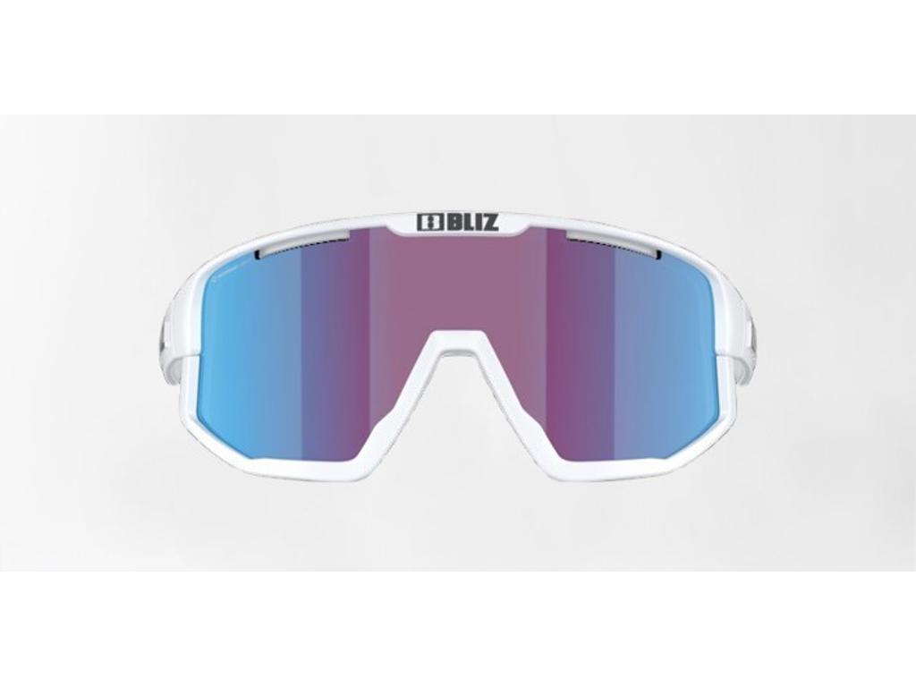 Fusion Medium (33)   Cykelbriller   Rose Violet Mirror Blue Lens   Mat Hvid fra Bliz