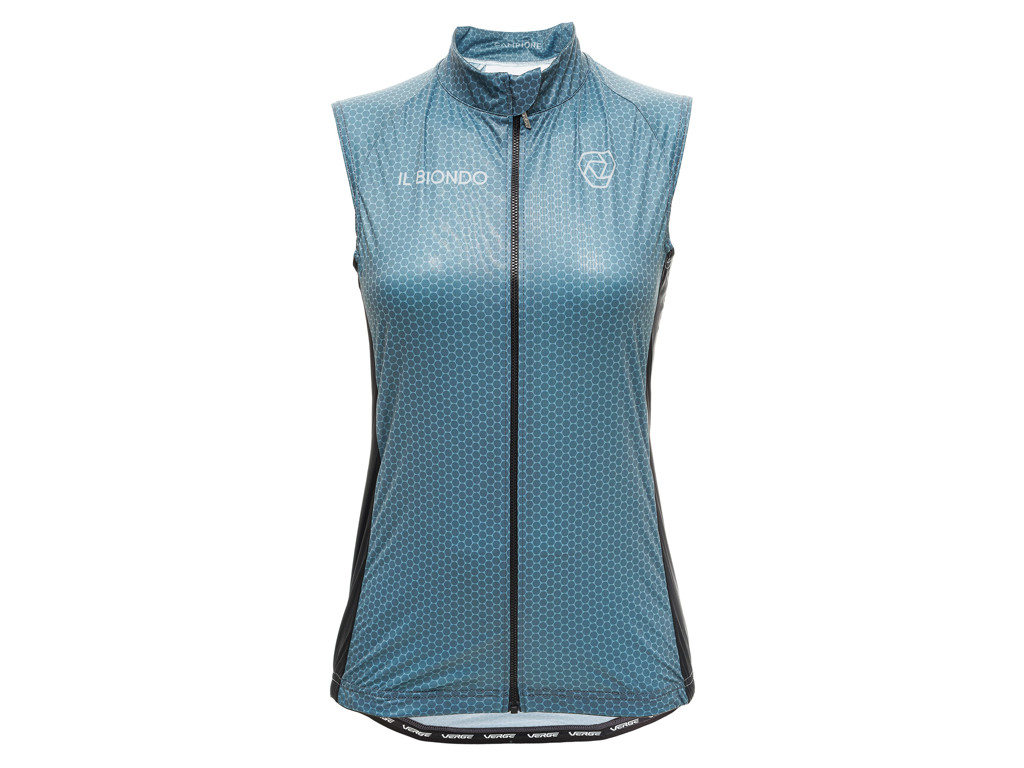 Road Warrior   Cykelvest   Petrol   Dame   Xl fra Il Biondo