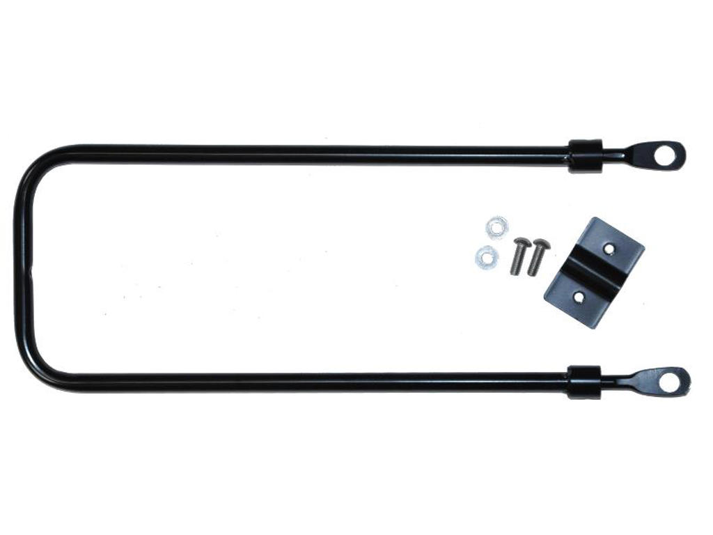 Kurvebøjle Til Frontkurv   Justerbar   330 530mm   24 28"   Sort fra Bikepartner