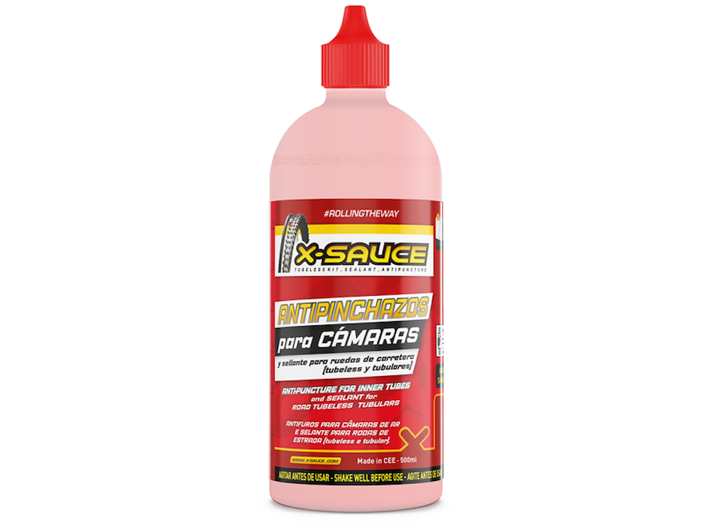 X Sauce Anti Puncture Væske   Til Slanger, Tubeless & Tubular   500ml fra X-sauce