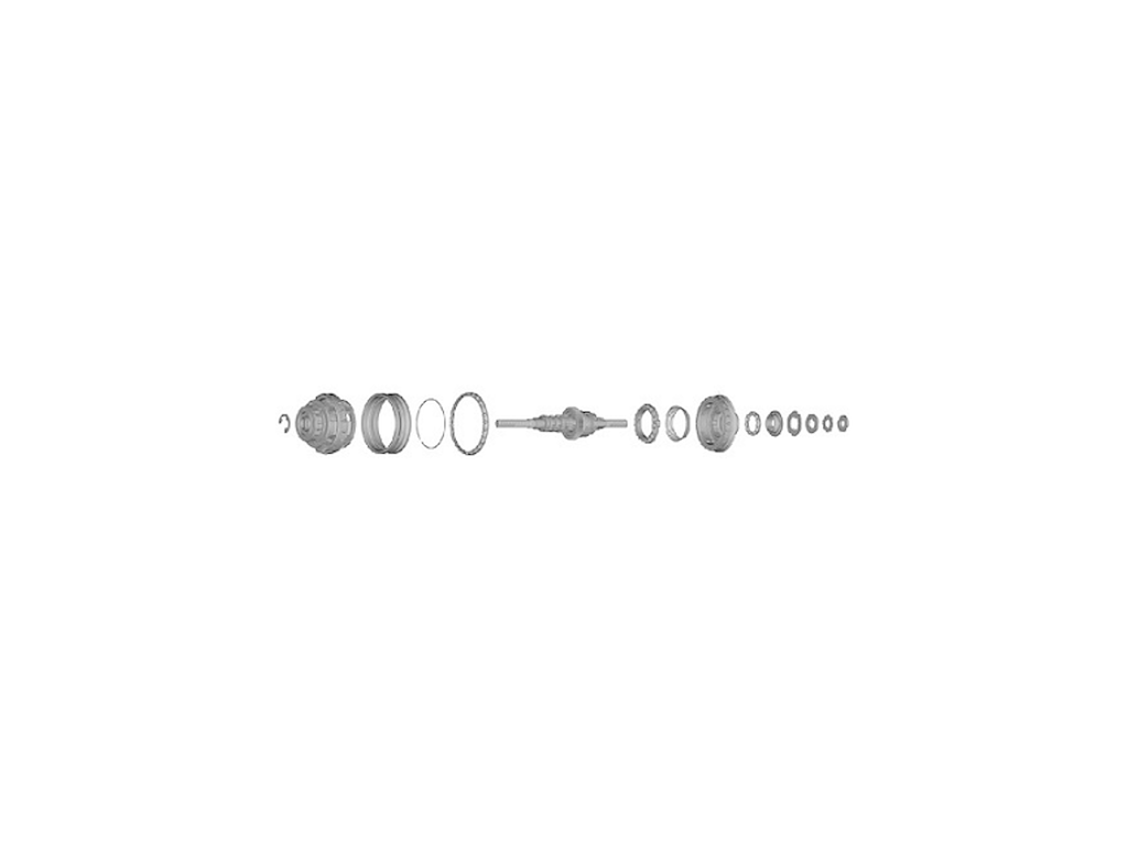 Nexus Navindsats 187mm Aksel Til Gearnav Model Sg C6061 8r 8v fra Shimano