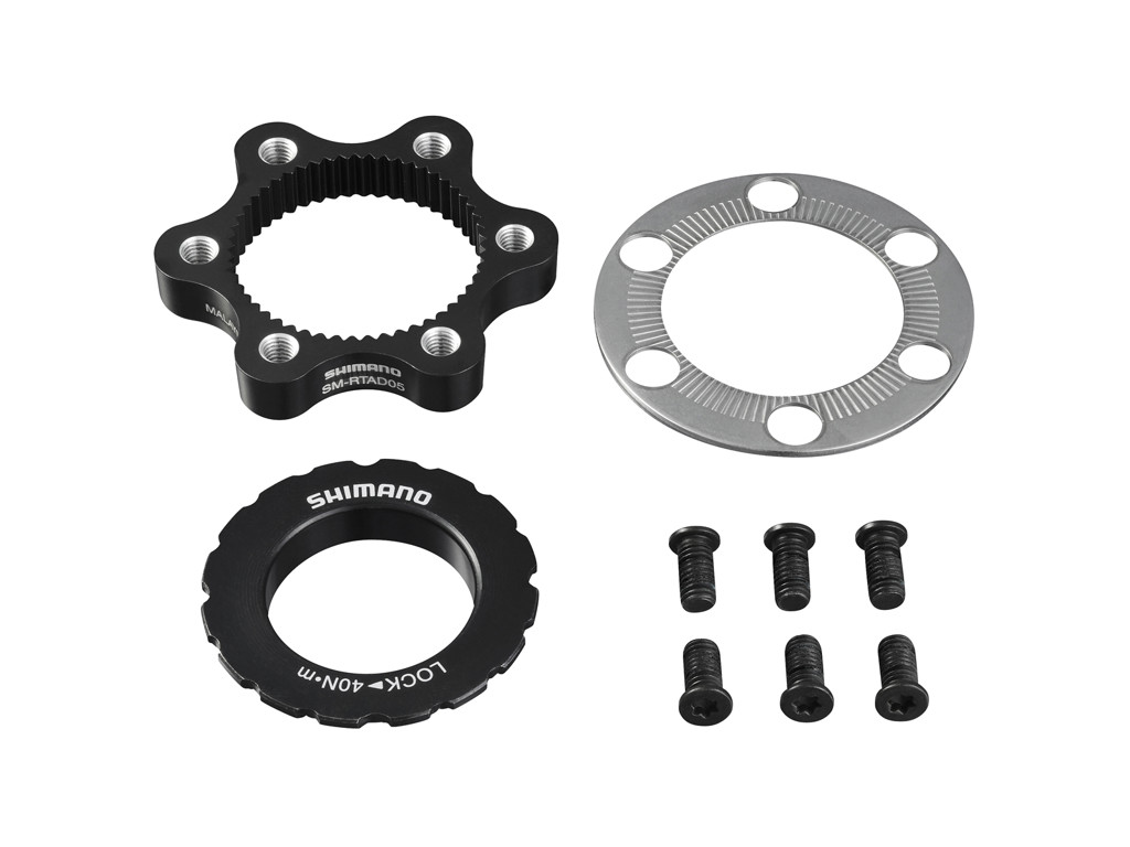 Adapter Fra Center Lock Til 6 Bolt Bremseskiver fra Shimano