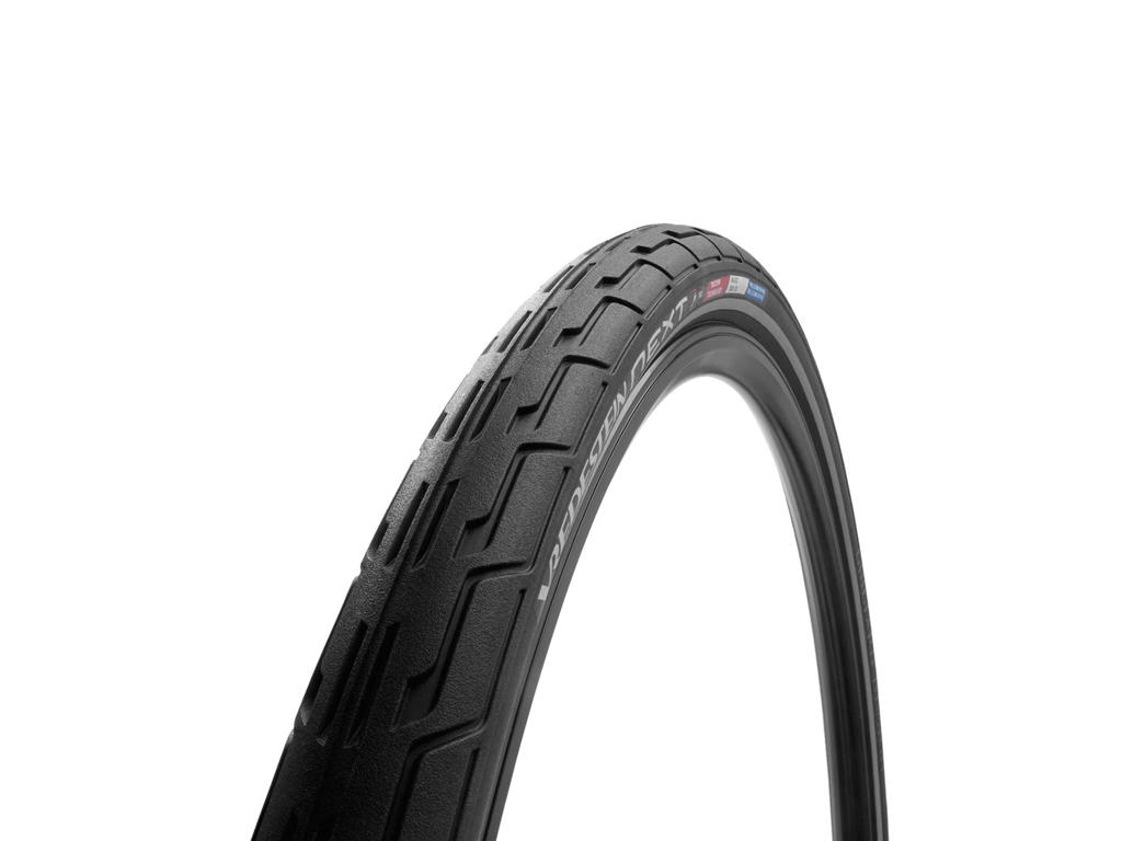 Next Tricomp   E Bike 700x40c Tråddæk   Sort Med Refleks fra Vredestein