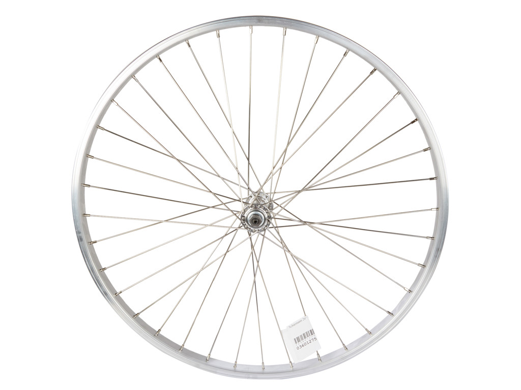 26" Forhjul   Aluminiumsfælg   21 559   Quick Release   Sølv fra Schürmann