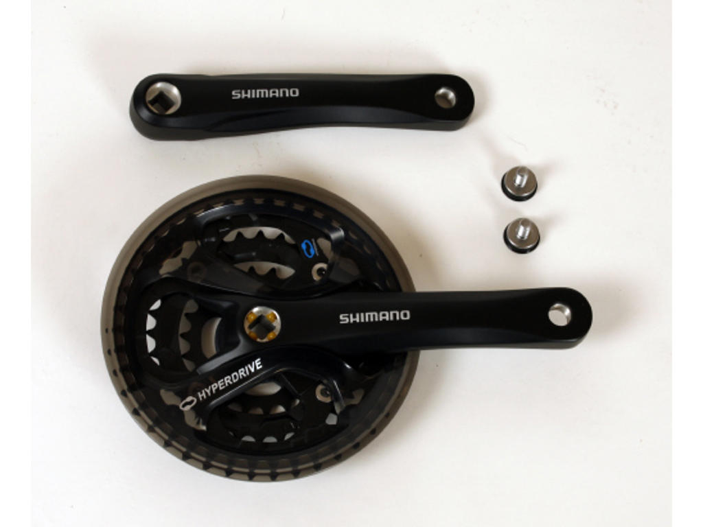 Acera   Kranksæt M361 Sort Triple 42 32 22 Tands 170 Mm fra Shimano