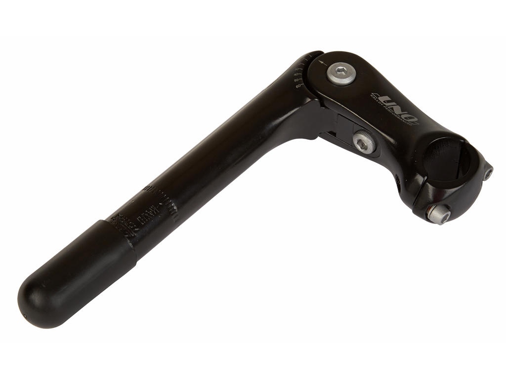 Styrstamme Justerbar 90mm Fremspring   25,4mm Stamme   Sort fra Kalloy