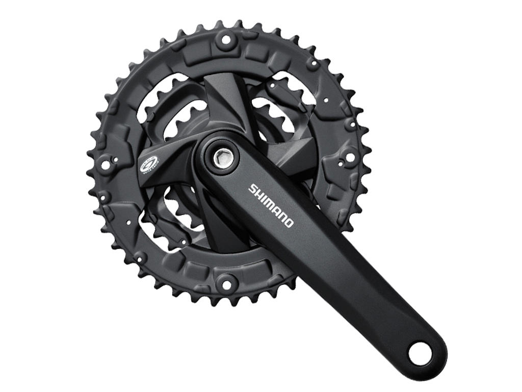 Altus   Kranksæt Fc M371 Triple Kranksæt 44 32 22 Tands 175 Mm Pedalarm fra Shimano
