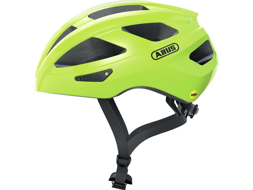 Macator Mips   Cykelhjelm   Neon Yellow   Str. 52 58 Cm fra Abus