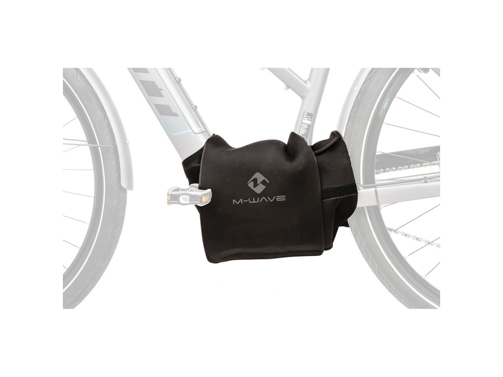 M Wave E Protect Center   Beskyttelsescover   Til Elcykel Centermotor   Neopren   Sort fra M-wave