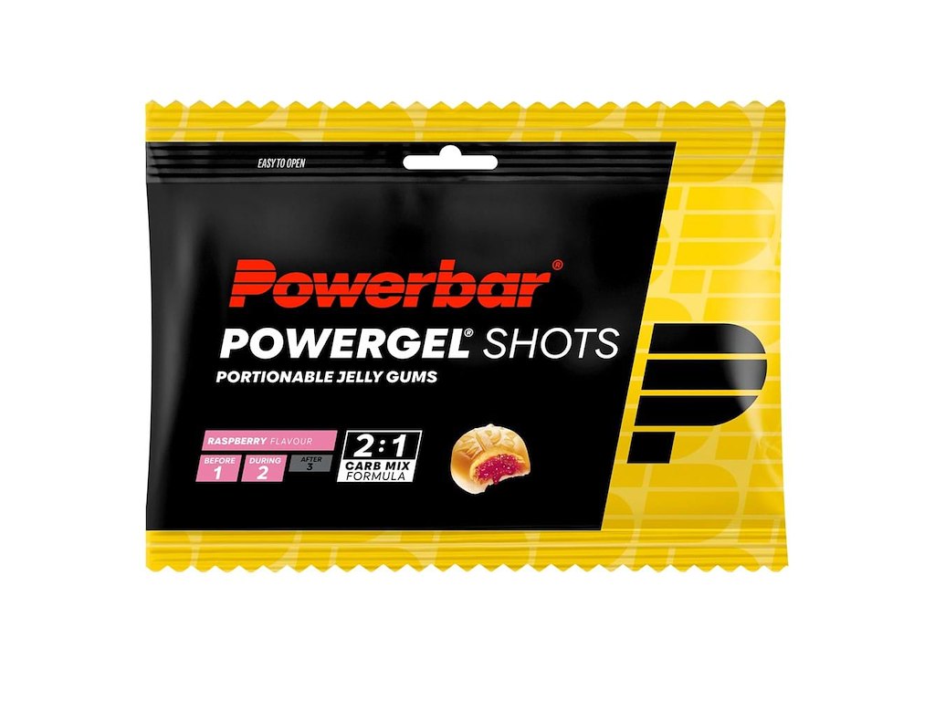 Powergel Shots   Vingummi   Hindbær. fra Powerbar